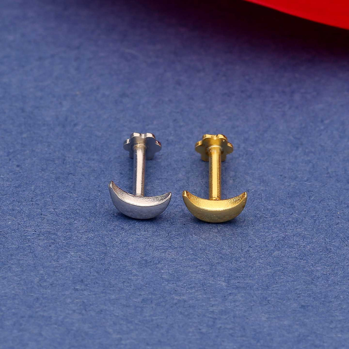 Tiny Moon Nose Pin - ESKU301901365
