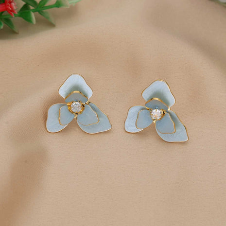 American Diamond Floral Earring - ESKU302001379