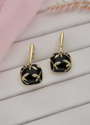 Enamel Drip Oil Dangle Earring - ESKU302001412
