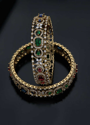 AD Studded Bangles - ESKU302001422