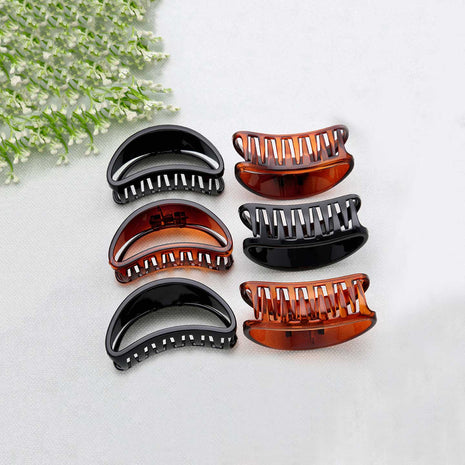 D Shape Hair Claw Clip - ESKU302001503