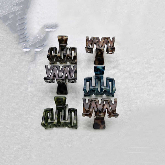Pack of 12 Big Hair Clips - ESKU302001680