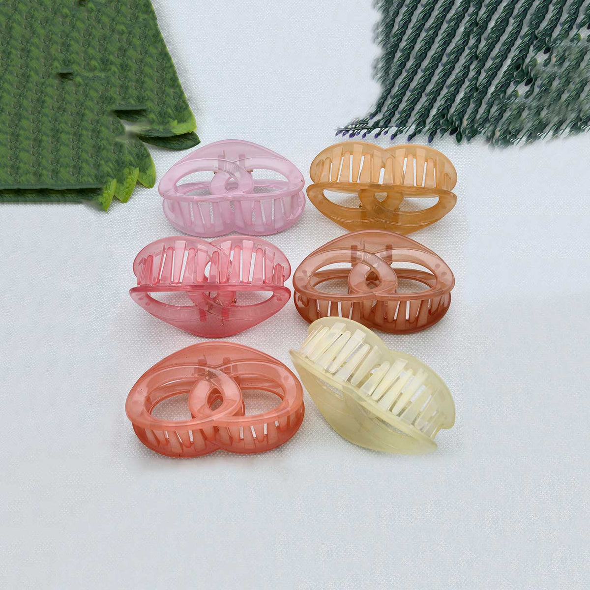 Transparent Plastic Claw Clips - ESKU302001737