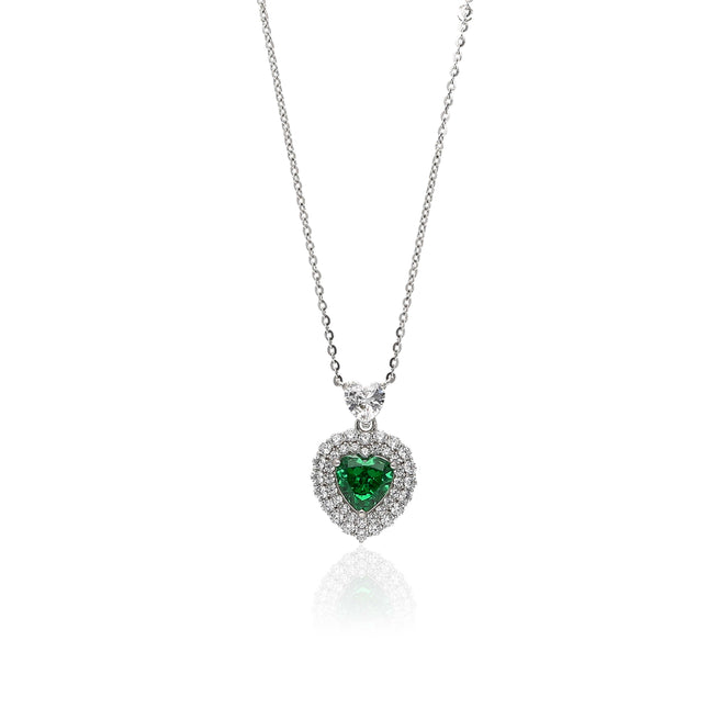 CZ Studded Chain Pendant - ESKU302001773