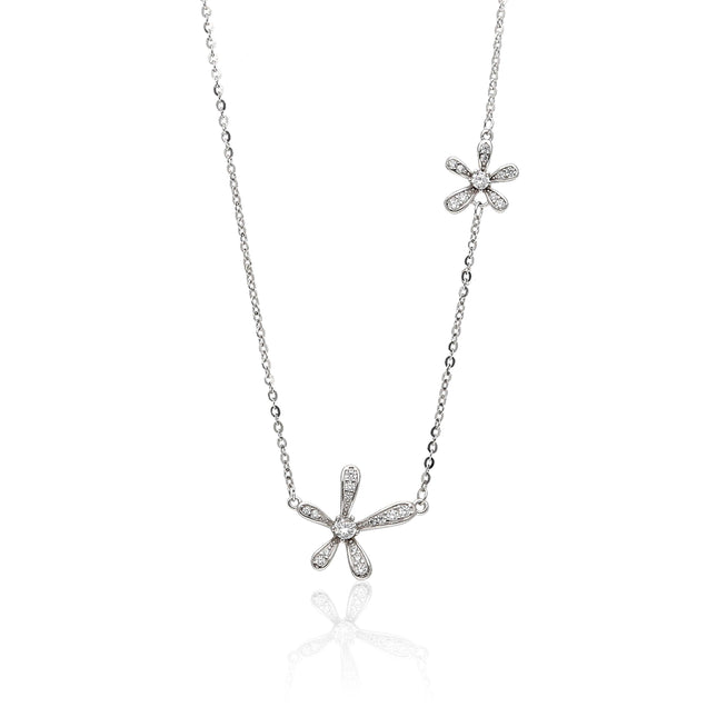 Diamond Floret Pendant Chain - ESKU302001778