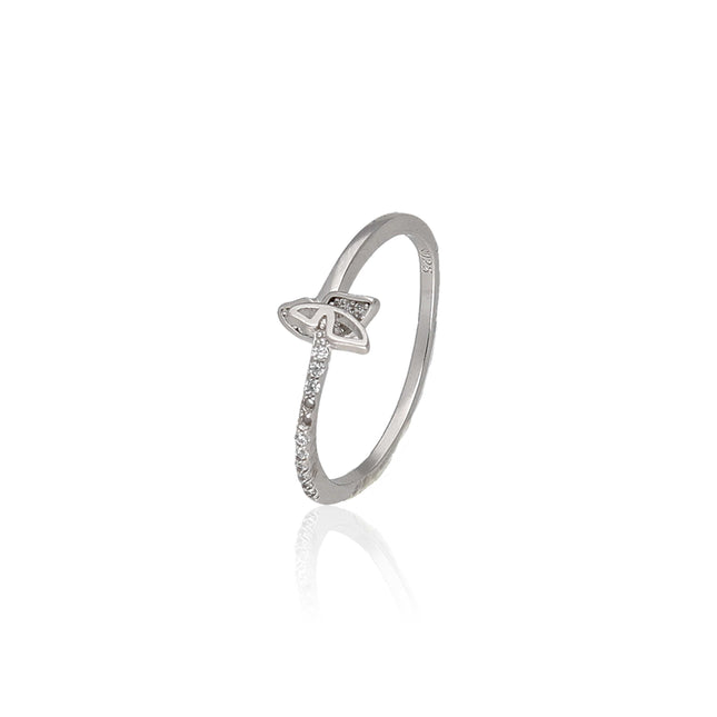AD Studded Finger Ring - ESKU302001805