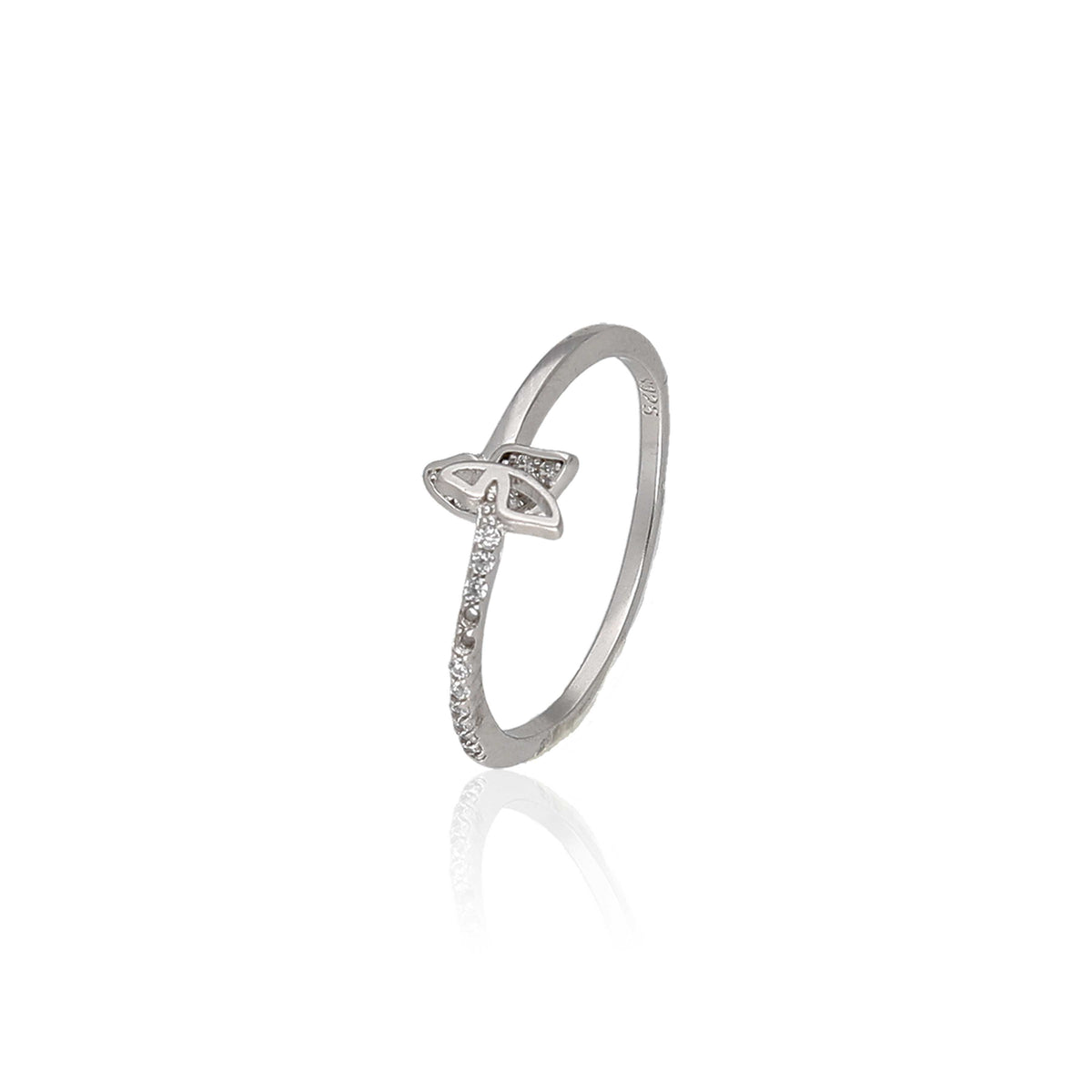 AD Studded Finger Ring - ESKU302001805