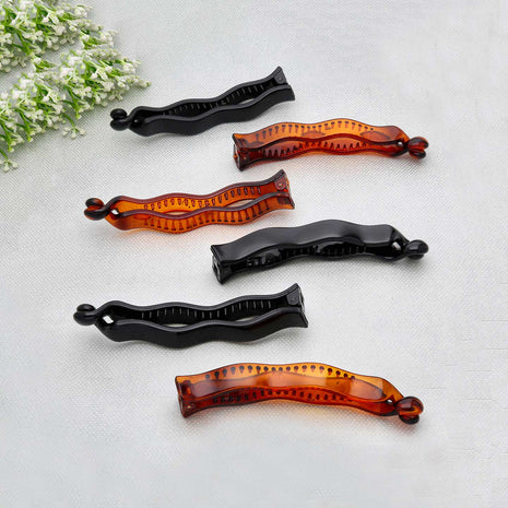 Banana Plastic Claws Clips - ESKU302001815