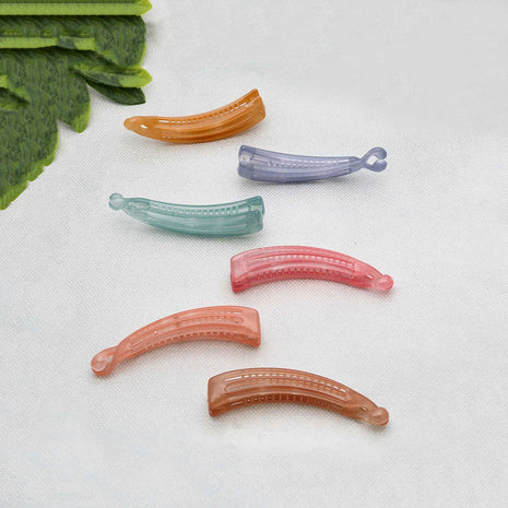 Plastic Banana Hair Clip - ESKU302001844