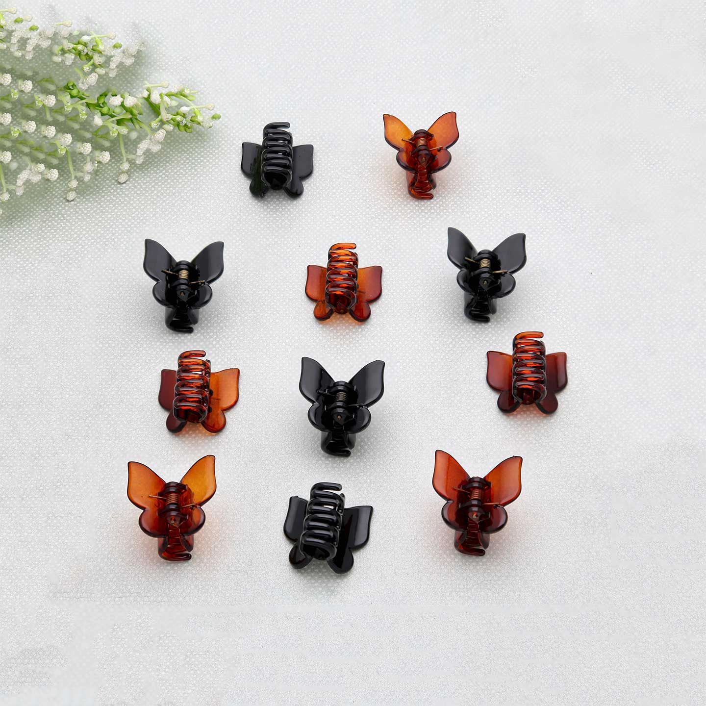 Mini Butterfly Hair Clips - ESKU302001877