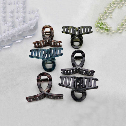 Pack of 12 Big Hair Clips - ESKU302001892