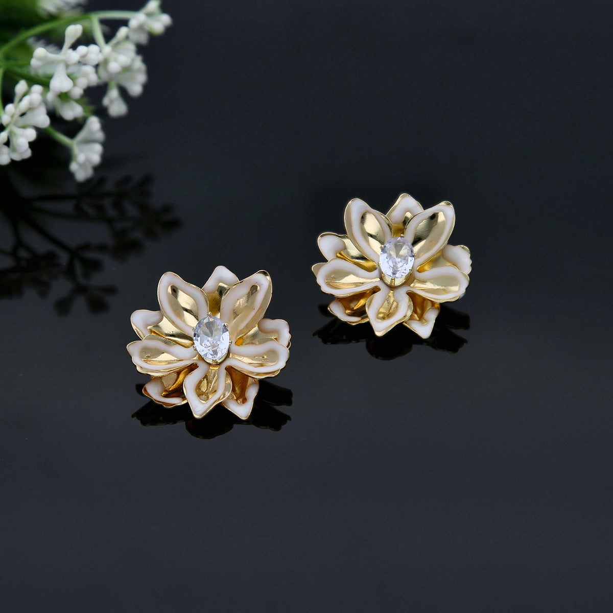 Design Western Floral Earrings - ESKU302001895