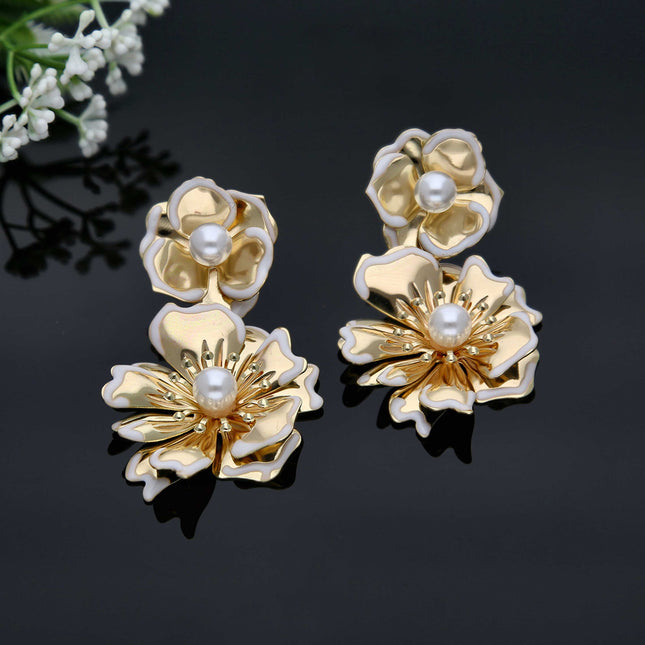 Western Stylish Flower Earrings - ESKU302001899