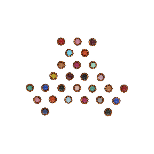 Antique Border Pearl Bindi - ESKU302001916_1