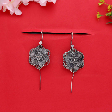 Oxidised Earcuff Earrings - ESKU302101986