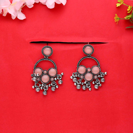 Unique Design Oxidised Earrings - ESKU302101987
