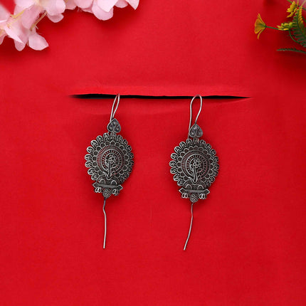 Classy Black Polish Earrings - ESKU302101989