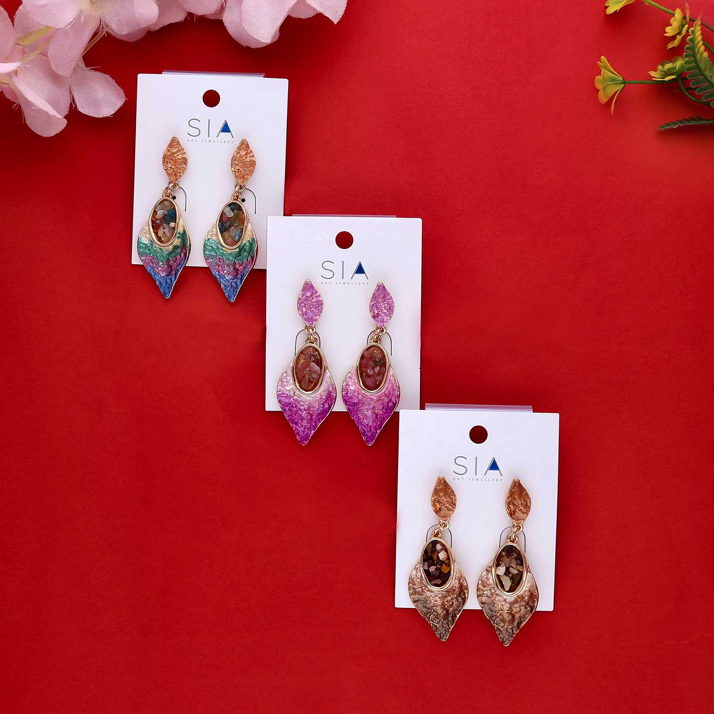 Multi Design Fancy Earrings - ESKU302101999