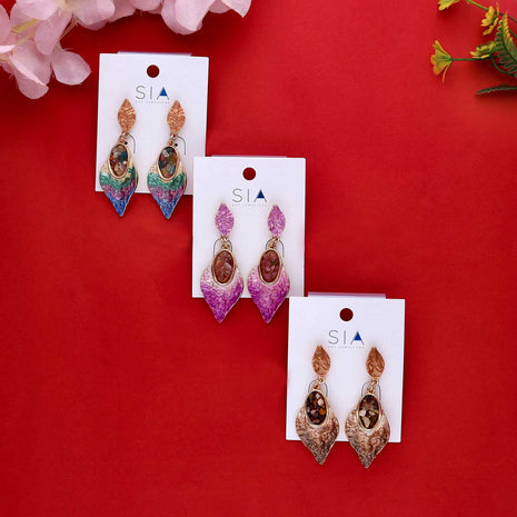 Multi Design Fancy Earrings - ESKU302101999