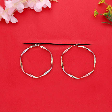 Spiral Of Ring Hoop Earrings - ESKU302102015