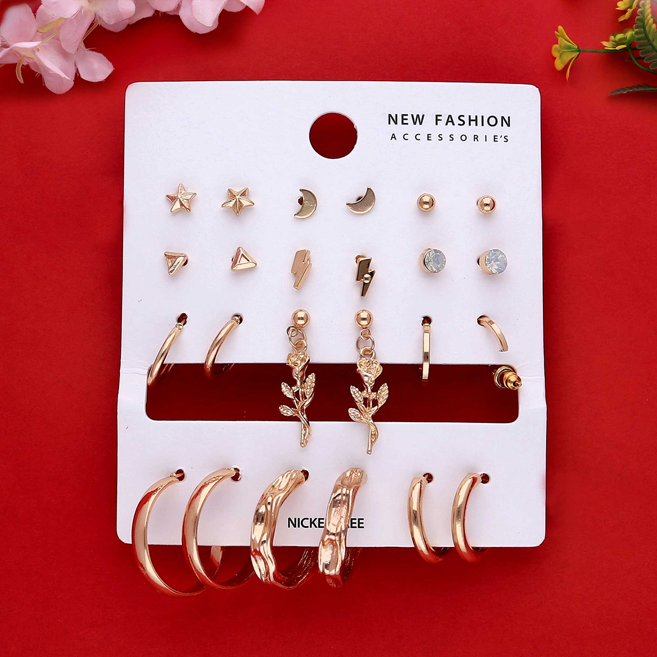 Stylish Fashion Combo Earrings - ESKU302102022