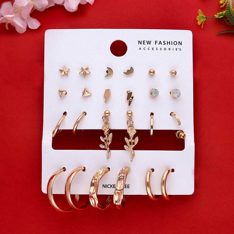 Stylish Fashion Combo Earrings - ESKU302102022
