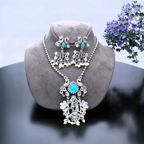 Stylish Oxidized Jewellery Set - ESKU302102037