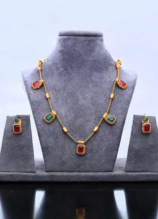 Antique Necklace Set - ESKU302102105