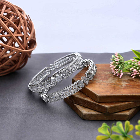 CZ Designer Bangles - ESKU302102124