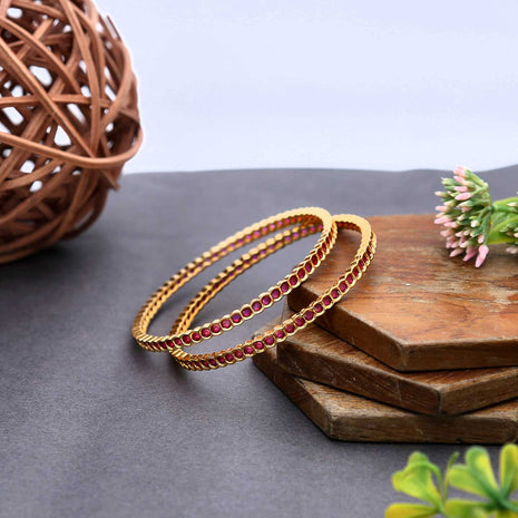 Classic Delicate CZ Bangles - ESKU302102130