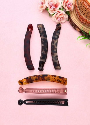 Banana Hair Clips 12PCS - ESKU302102182
