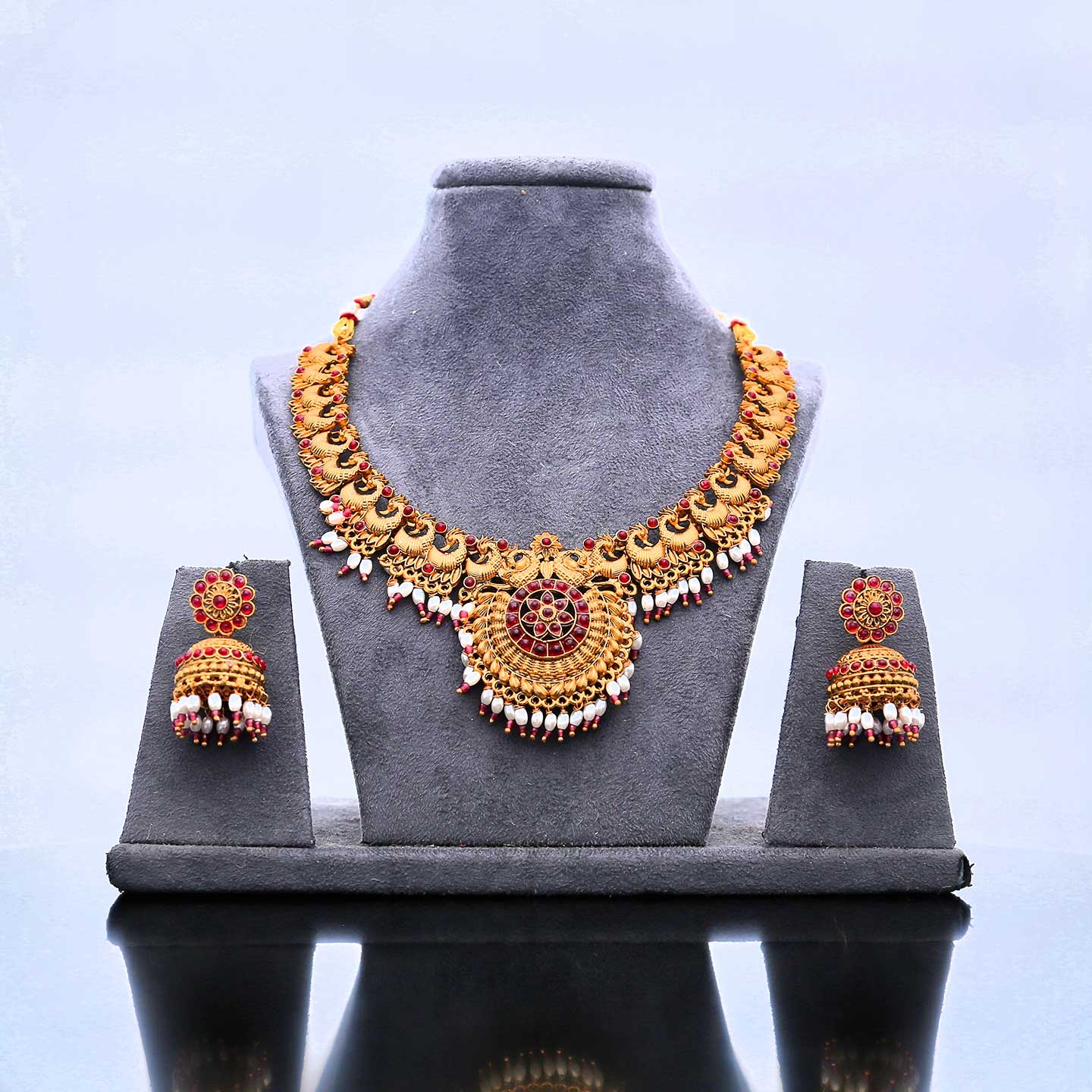 Antique Necklace Set - ESKU302102196