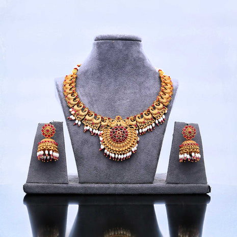 Antique Necklace Set - ESKU302102196