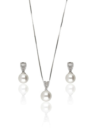 Pearl Pendant Necklace Set - ESKU302202916