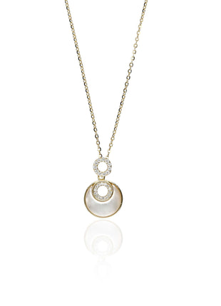 Mother of Pearl Pendant Necklace - ESKU302202924