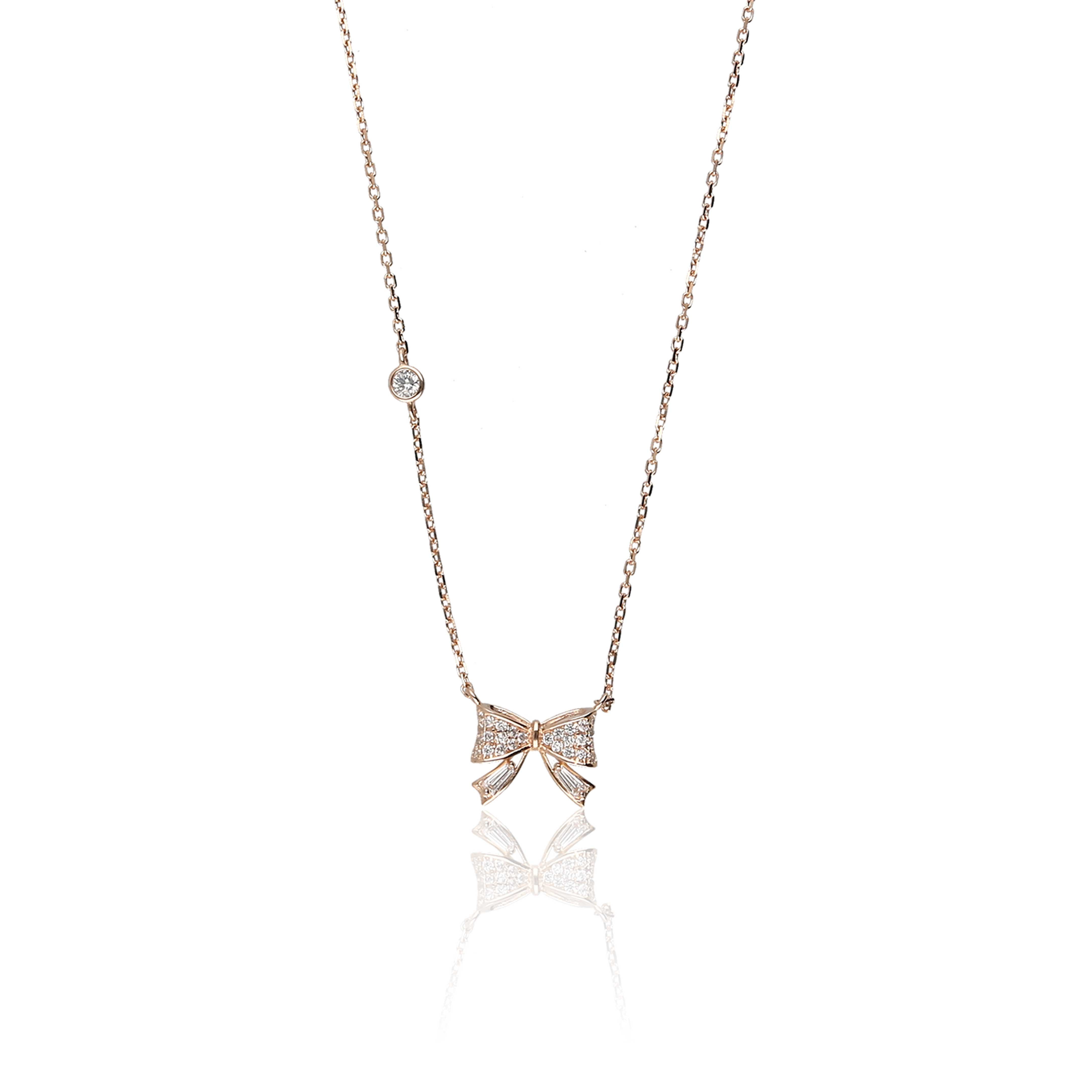 Cz Pendant With Chain - ESKU302202925