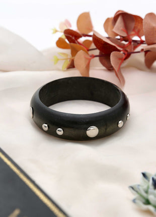 Unique Wood Charm Bangle - ESKU302202957