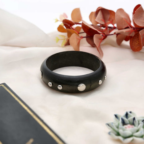 Unique Wood Charm Bangle - ESKU302202957