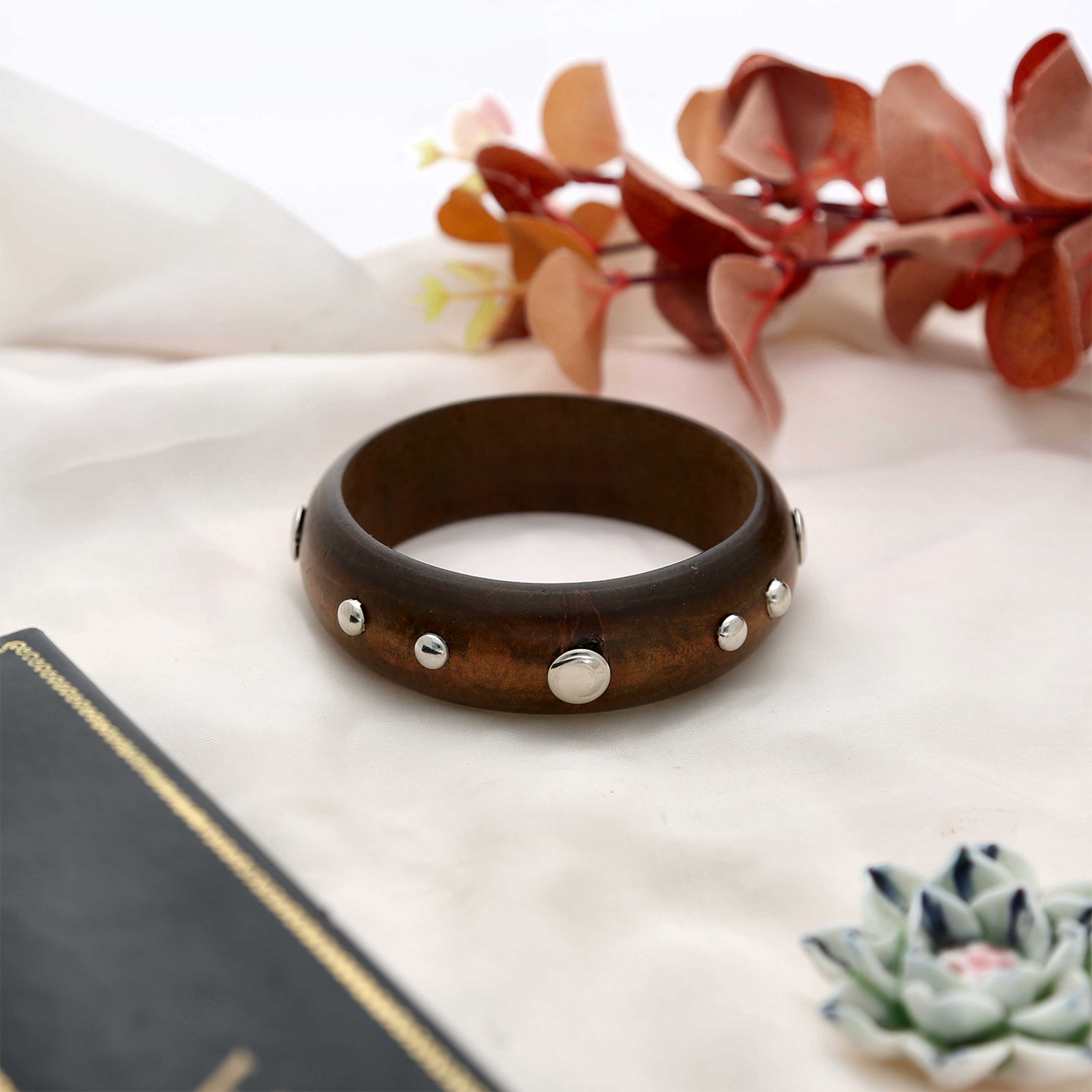 Wood Bangle Bracelet Retro Kada - ESKU302202961