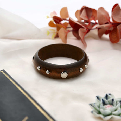 Wood Bangle Bracelet Retro Kada - ESKU302202961