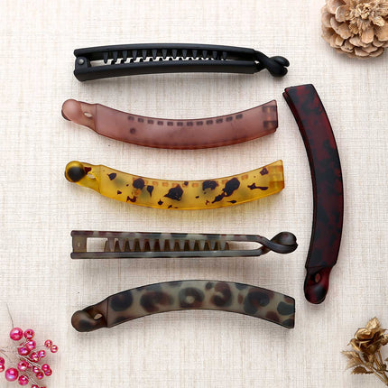 Plain Plastic Banana Clips - ESKU302202972