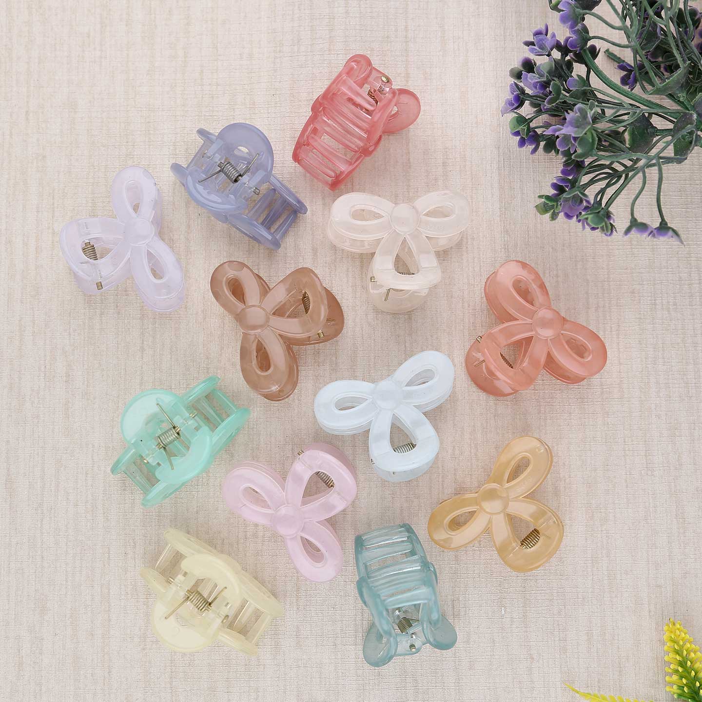 Plain Butterfly Hair Clip - ESKU302202994