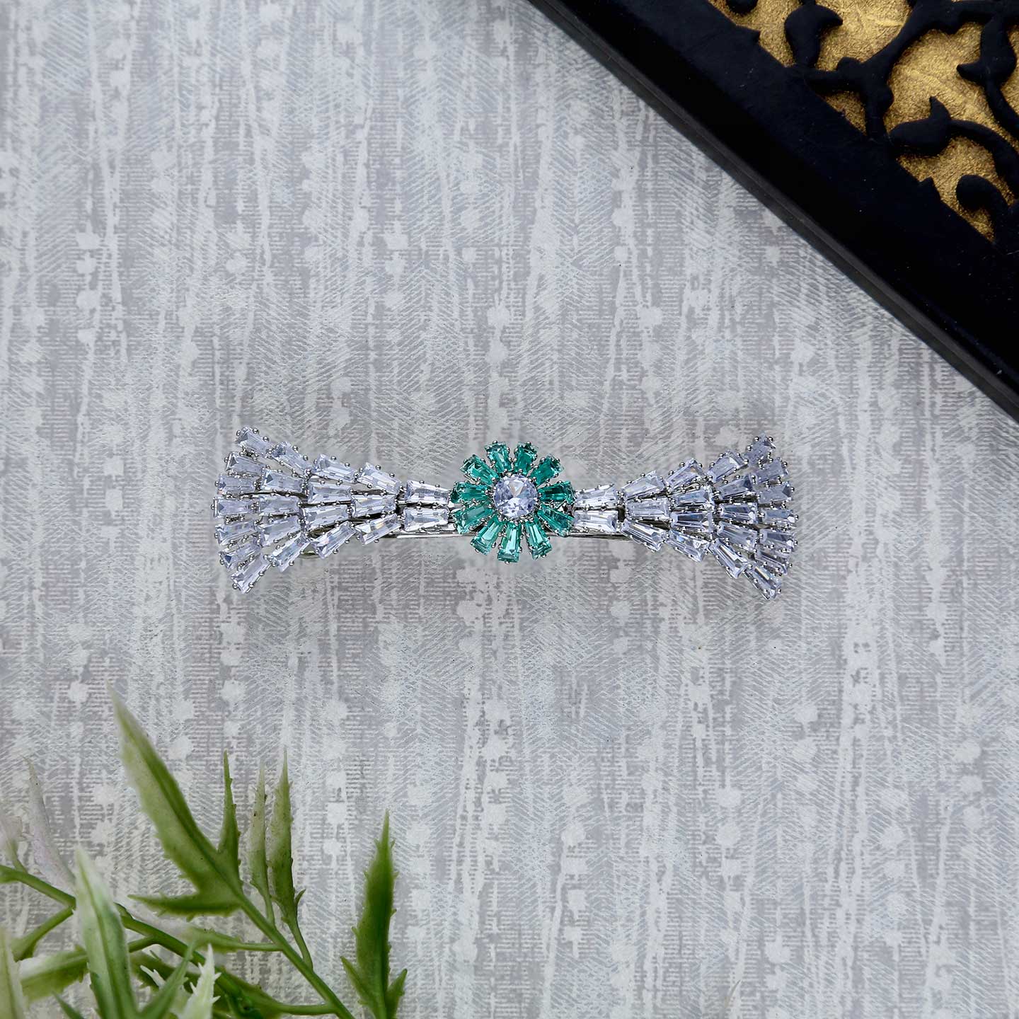 Ad Flower Bridal Hair Clip - ESKU302303023