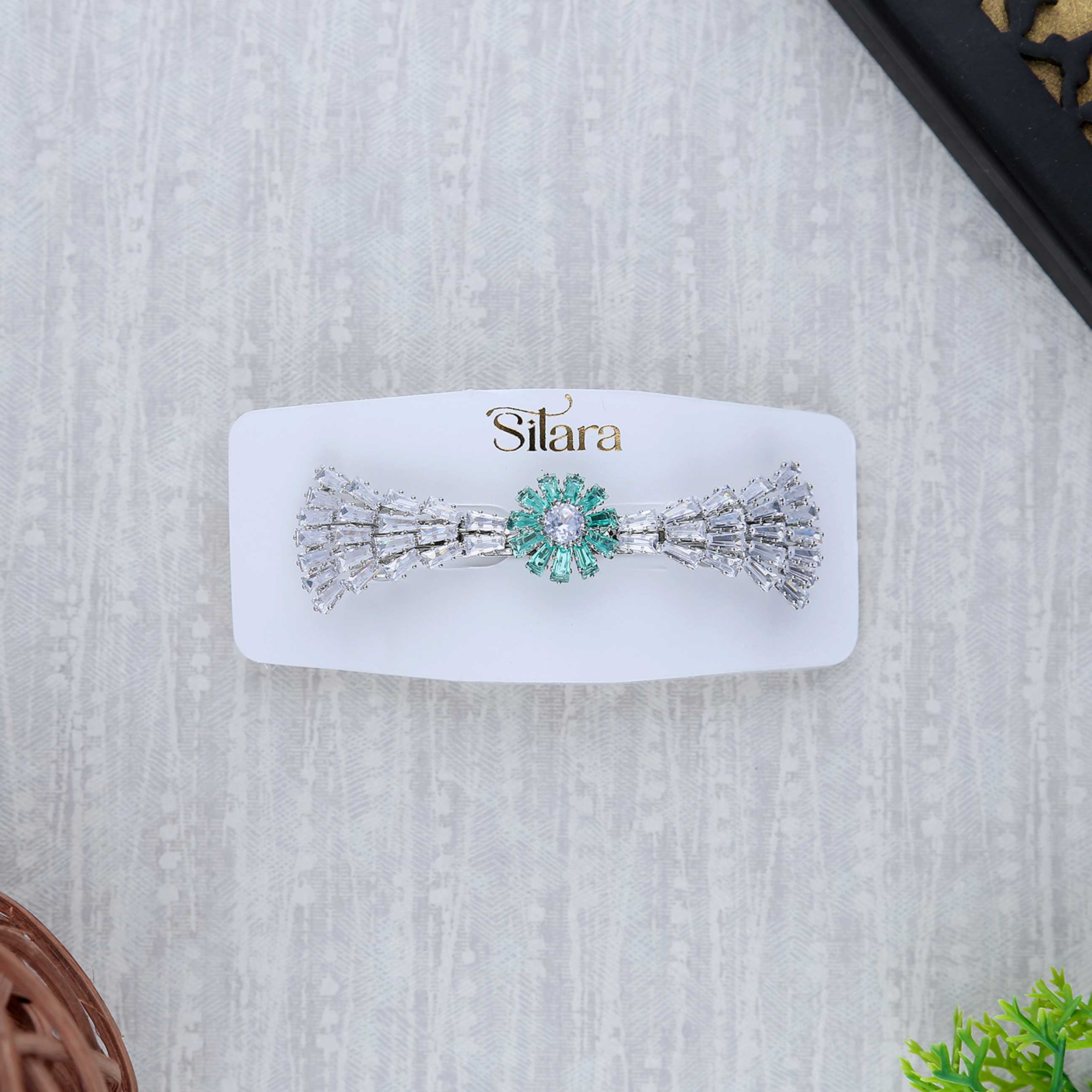 Ad Flower Bridal Hair Clip - ESKU302303023