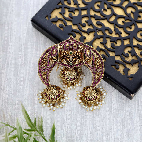 AD stone Hair Hook - ESKU302303025