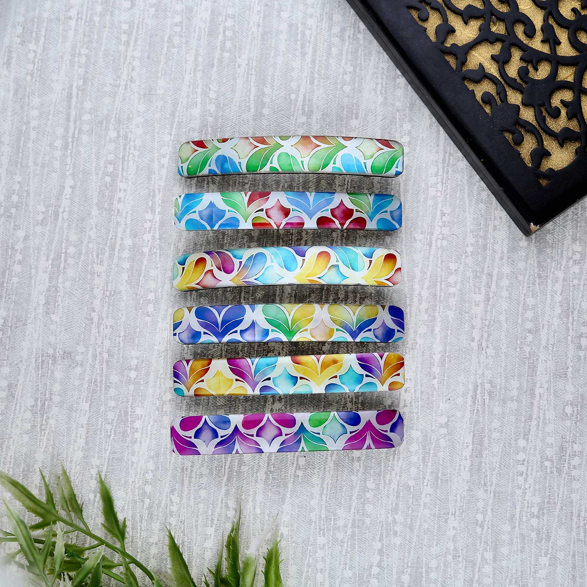 Printed Hair Clip - ESKU302303028