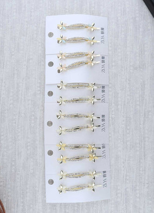Crystal Hairpin Wedding Elegant - ESKU302303050
