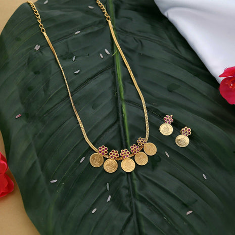 Antique Palakka Necklace set - ESKU302303071