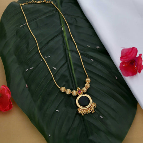 Kerala Palakka Design Necklace - ESKU302303085