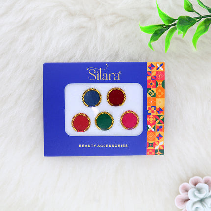 Round Velvet Bindis - ESKU302303114